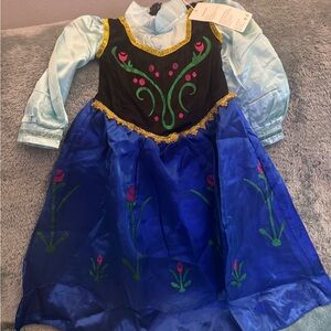 Source Unknown Enchanted Blue and Black Kids Costume